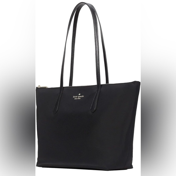 kate spade Handbags - Kate Spade Kitt Nylon Large Tote Black- NWT